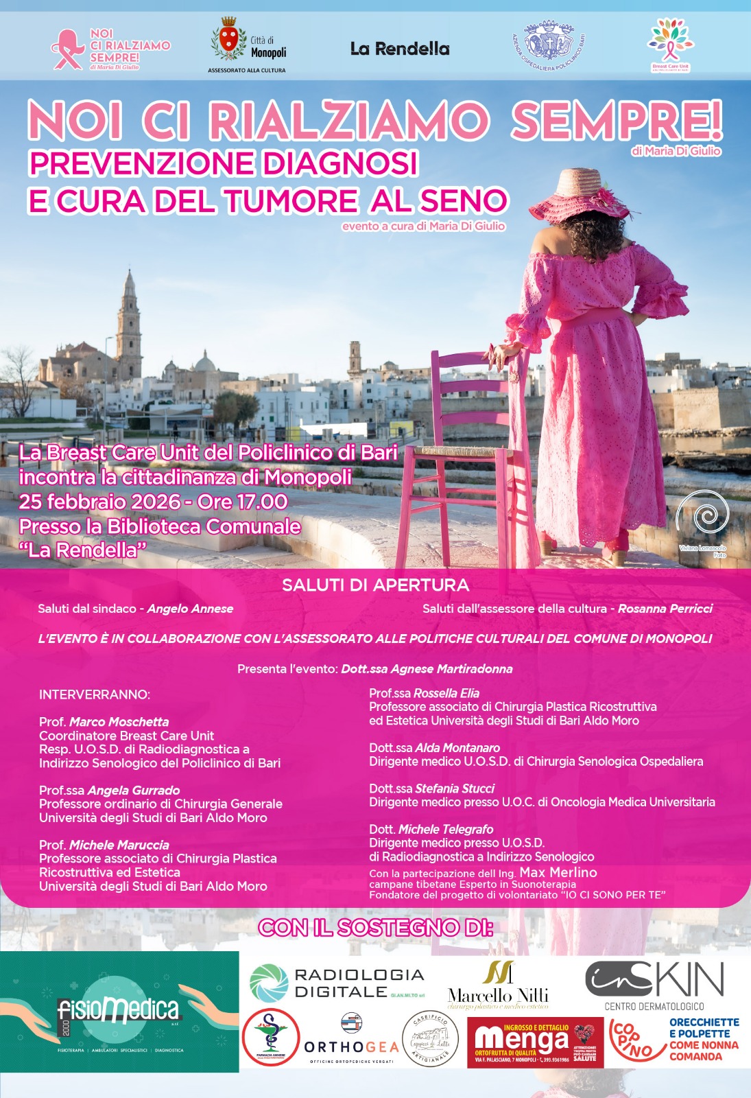 Tumore al seno: prevenzione e cura in Rendella