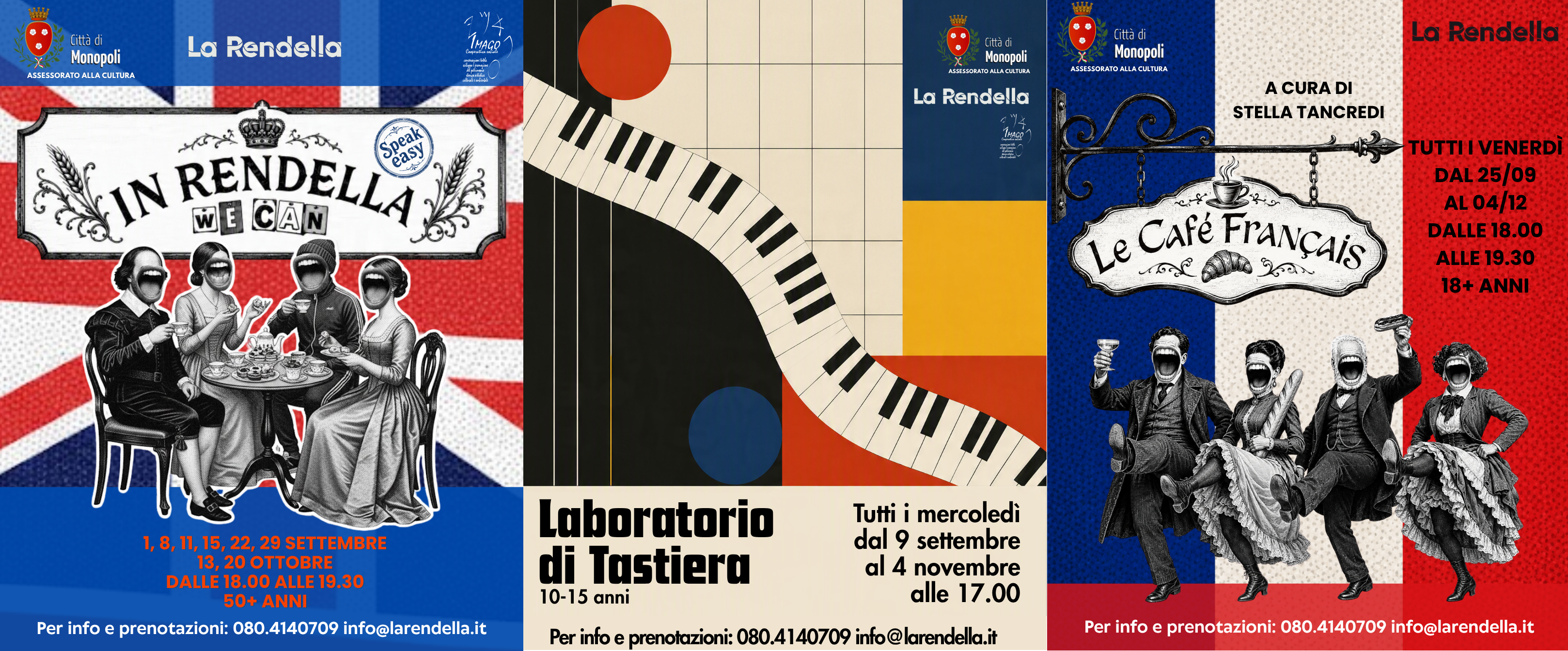 Biblioteca civica Prospero Rendella di Monopoli, spazio dedicato ai laboratori e ai corsi di lingua per la nuova stagione culturale